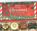Merry Christmas Chocolate Box | 8 Festive Chocolates with Garland Wrapper