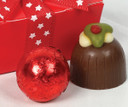 Red 2 Choc with Festive Star Ribbon.