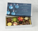 Personalised Luxury 8 or 16 Chocolate Box with Silver Baubles