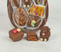 7191 Chunky Half Milk Easter Egg Shell filled with 7 Luxury Belgian Milk Chocolates