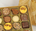 Box of 25 Luxury Belgian Chocolates to celebrate Eid in Gold Box