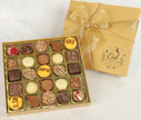 5785 Box of 25 Luxury Belgian Chocolates to celebrate Eid in Gold Box