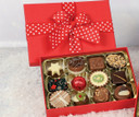 Red Festive 12 Choc Gift Box