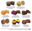 1198 Autumn Chococolate Selection. 16 Autumn Themed Chocolates