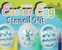 3964 Easter Egg Stencil Set