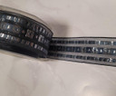 Black & Silver Ribbon 50mm wide