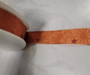 Orange Pattern Ribbon 40mm wide