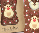 Chocolate Bar with Santa & Rudolph
