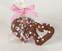 Cute Milk Chocolate Hearts packed Back to Back