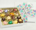 2029 Luxury Easter Assortment. 16 Chocolates with “Happy Easter” Ribbon