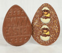 Flat Milk Chocolate Easter Egg children