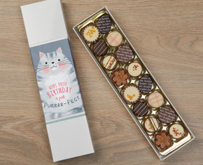 Birthday Cat Luxury Chocolate Gift Box. A 'Purrr'fect Present