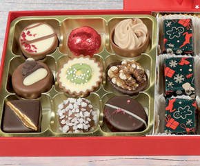 Red Festive Chocolate Taster Box