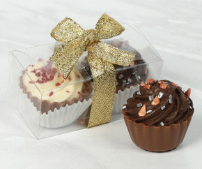 7026 Cupcake Duo - 2 Luxury Cupcake Style Chocolates