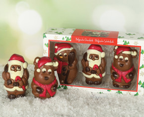 5518 Christmas Figures Gift Box with Milk Chocolate Characters