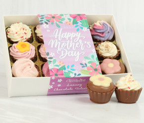 12 Cupcake Style Chocolates