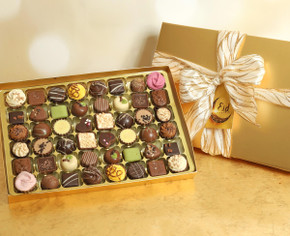 Eid, Ramadan & Umrah Mubarak Gold 48 Chocolate Gift Box