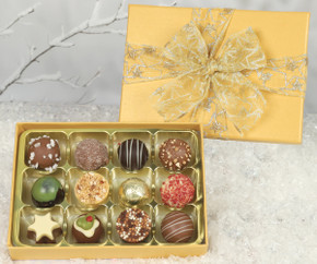 5104 Gold 12 Chocolate Selection with luxury Gluten Free Festive Chocolates 5104 Gold 12 Chocolate Selection with luxury Gluten Free Festive Chocolates