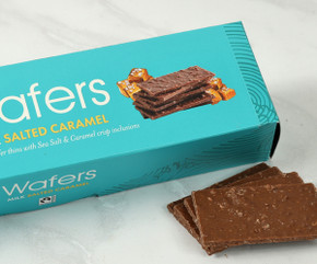 4071 Salted Caramel Wafers - Milk Chocolate Wafers with Crispy Salted Caramel