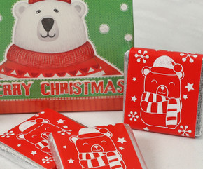 7403 Polar Bear Jumper Box with 4 Dairy Free Chocolate Squares