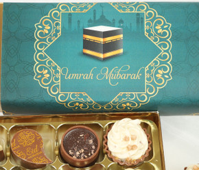 Umrah Chocolate Gift Box. Luxury Belgian Chocolates to celebrate Ummrah