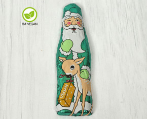 7654 Tall Vegan Santa made from Dairy Free Plain Chocolate