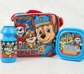 4955 Paw Patrol Lunch Box Bag with Drinks Bottle, Food Container