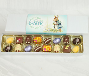 4621 Large Easter Rabbit 16 Chocolate Gift Box with Wrapper