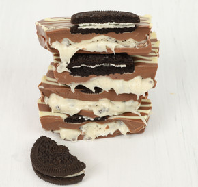 Limited Edition Cookies & Cream Milk Chocolate Slab Limited Edition Cookies & Cream Milk Chocolate Slab
