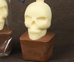 Halloween Skull Hot Chocolate Stirrer Halloween Skull Hot Chocolate Stirrer