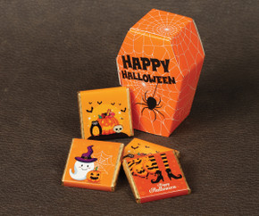 Halloween Coffin Filled with 4 Milk Chocolate Squares