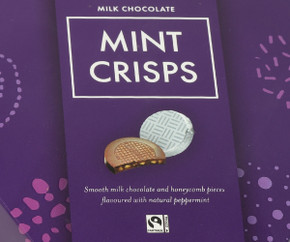 Milk Chocolate Mint Crisps