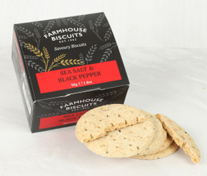 Sea Salt and Black Pepper Biscuits.