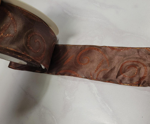 Brown Ribbon 50mm wide