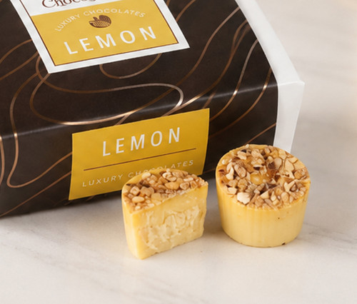 Lemon Flavoured White Chocolate truffles