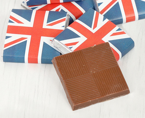Union Jack Milk Chocolate Neapolitans  - Bag of 40 - 6420