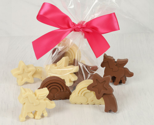 Unicorn and Rainbow Handmade Milk & White Chocolate - 7984