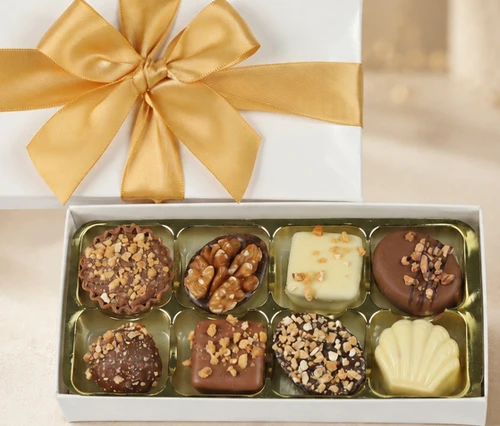 Luxury nutty pralines filled Chocolates