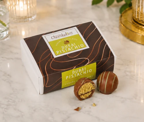 4215 Dubai Pistachio Milk Chocolate Truffles - 6 Pack SV