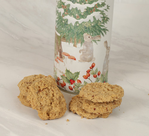 Winter Woodland Animal Biscuit Tin