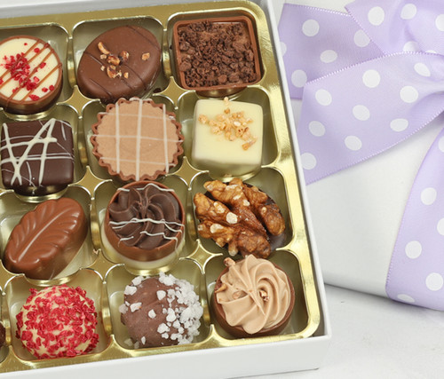 The Continental Chocolate Box – 16 Belgian & Swiss Treats
