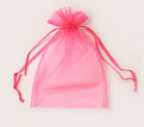 Sheer / Organza Bags - Size W7.5cm H10.5cm - Pack of 10/12 - 10p each