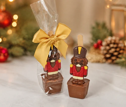 6803 Nutcracker Chocolate Stirrer - Makes a perfect festive hot chocolate