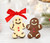 Gingerbread Men Duo - 1 Milk & 1 White Chocolate Gingerbread Man