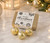4118 Gold Sparkle Box with 3 White Chocolate Truffles