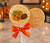 7926 White Chocolate Jack O’ Lantern Lolly with Halloween Print