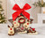 Reindeer, Santa & Sleigh Milk Chocolate Star