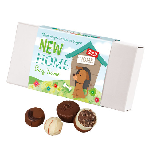 Luxury box chocolates  Personalised new home