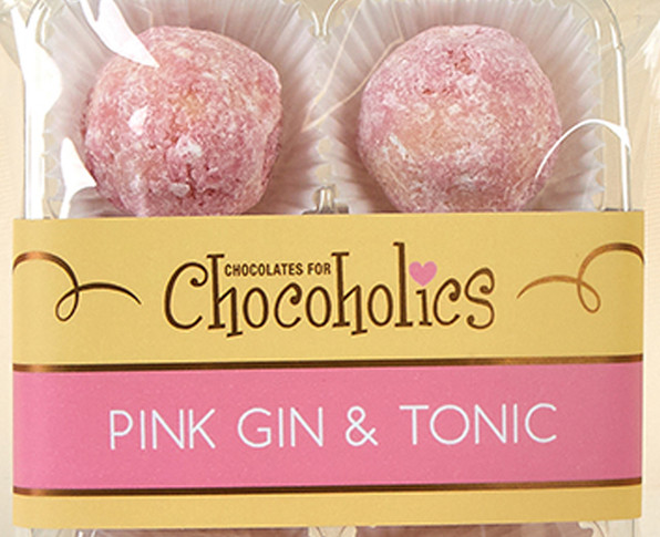 Pink Gin and Tonic Truffles Single Variety