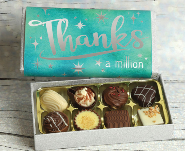 Thanks a Million Luxury Chocolate Gift Box - No Better way to say Thanks 